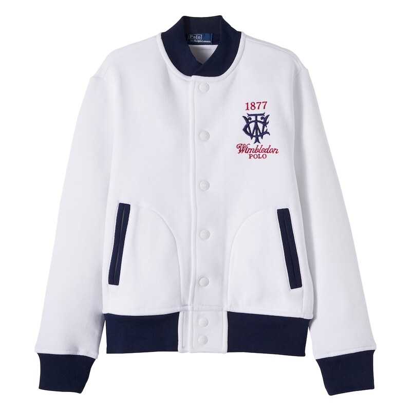 Polo Ralph Lauren Kids x Wimbledon cotton-blend varsity jacket