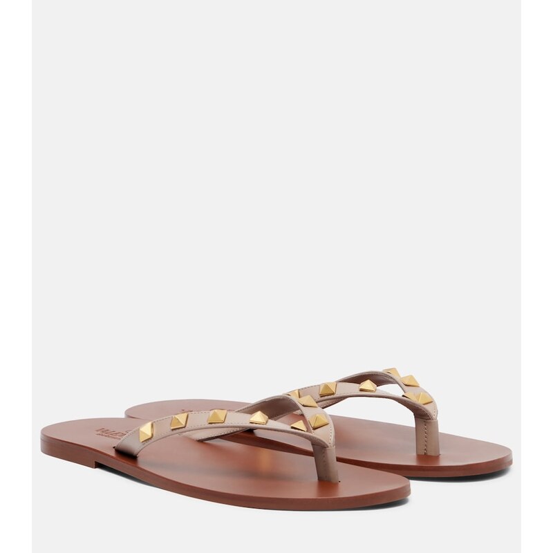 Valentino Garavani Rockstud leather thong sandals