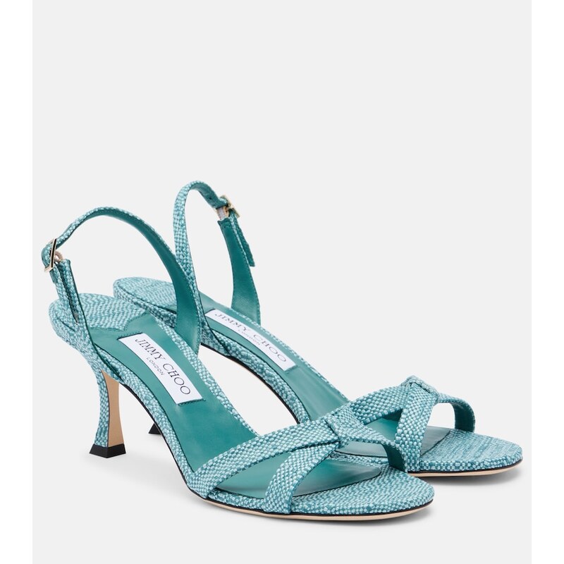 Jimmy Choo Elsy woven slingback sandals
