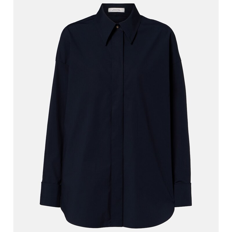 Dorothee Schumacher Poplin Power II cotton-blend poplin shirt