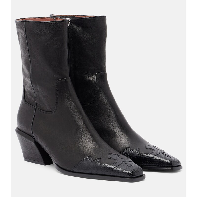 Paris Texas Bettina leather cowboy boots