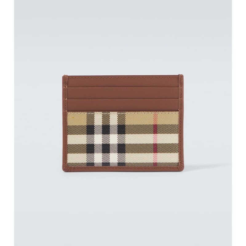 Burberry Burberry Check canvas card holder