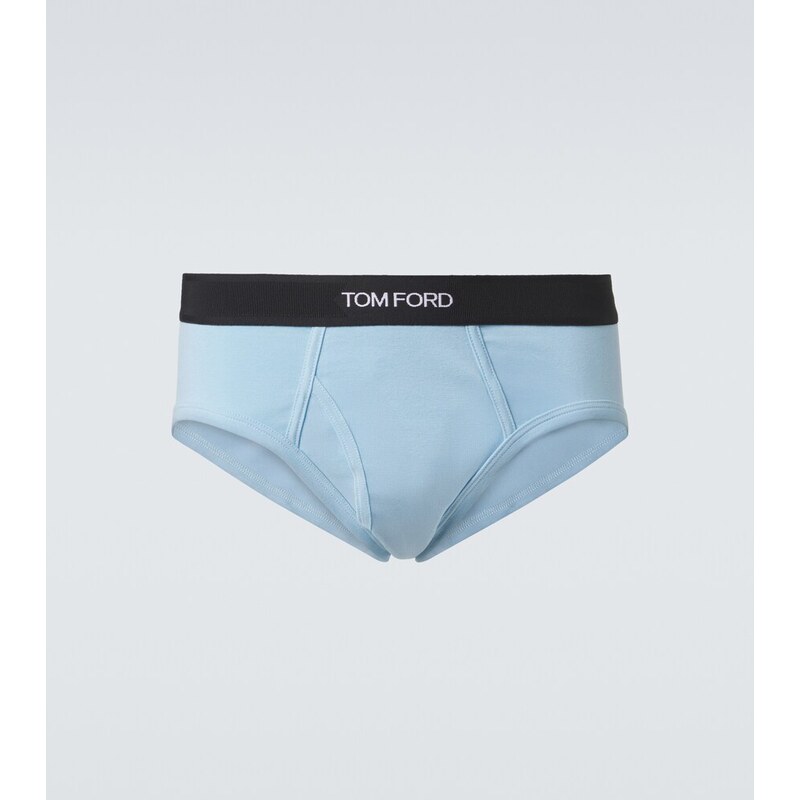 Tom Ford Logo cotton-blend briefs