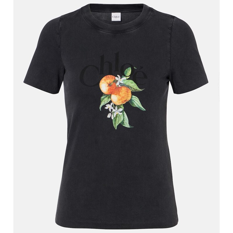 Chloe ChloÃ Printed cotton T-shirt