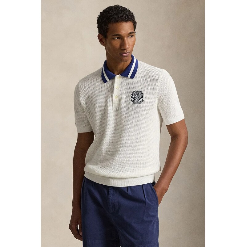 Polo Ralph Lauren svetr s krátkým rukávem pánský bavlněný