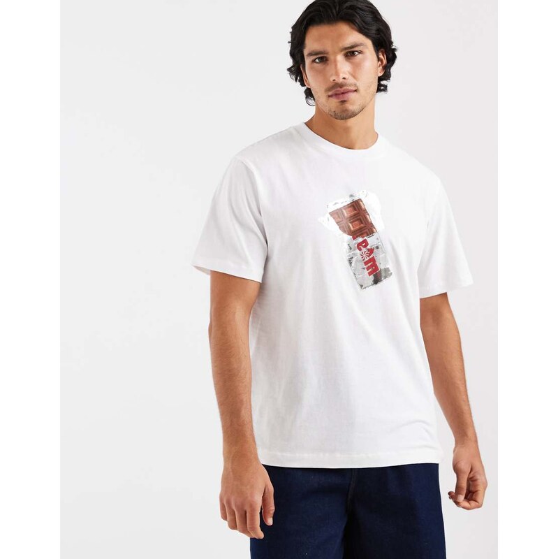 ICECREAM chocolate logo t-shirt in white