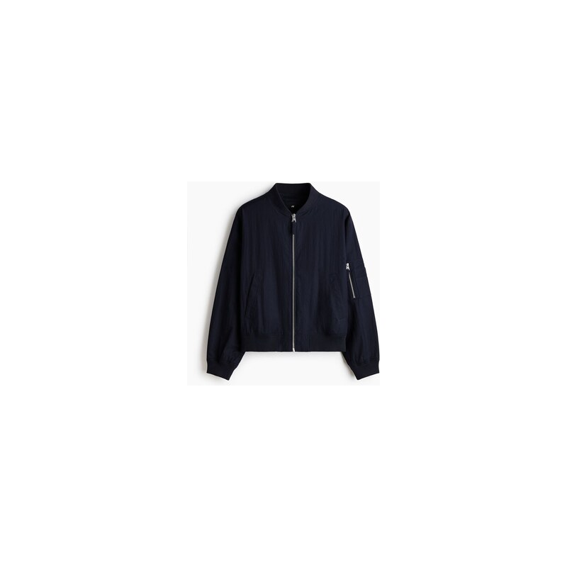 H&M - Bomber - Námořnická Modř