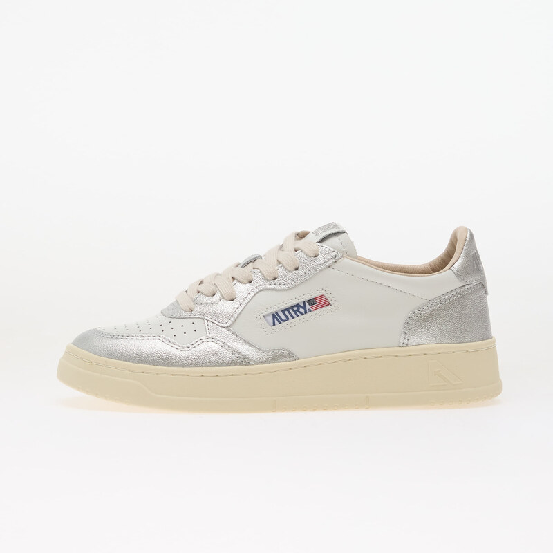 Autry Medalist Low Wom Silver/ White