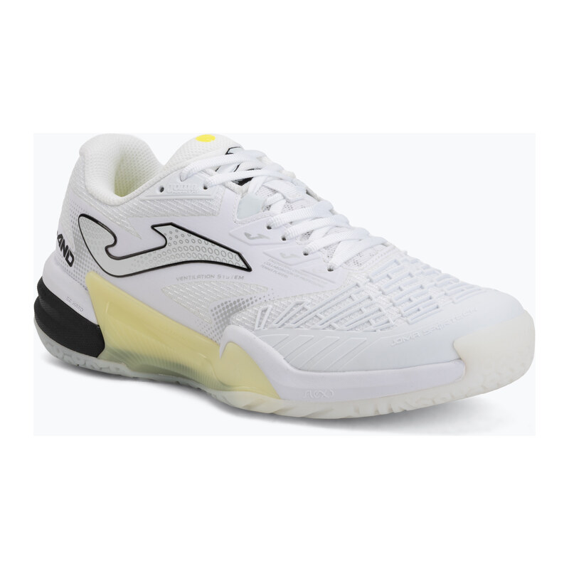 Pánské tenisové boty Joma Roland AC white yellow