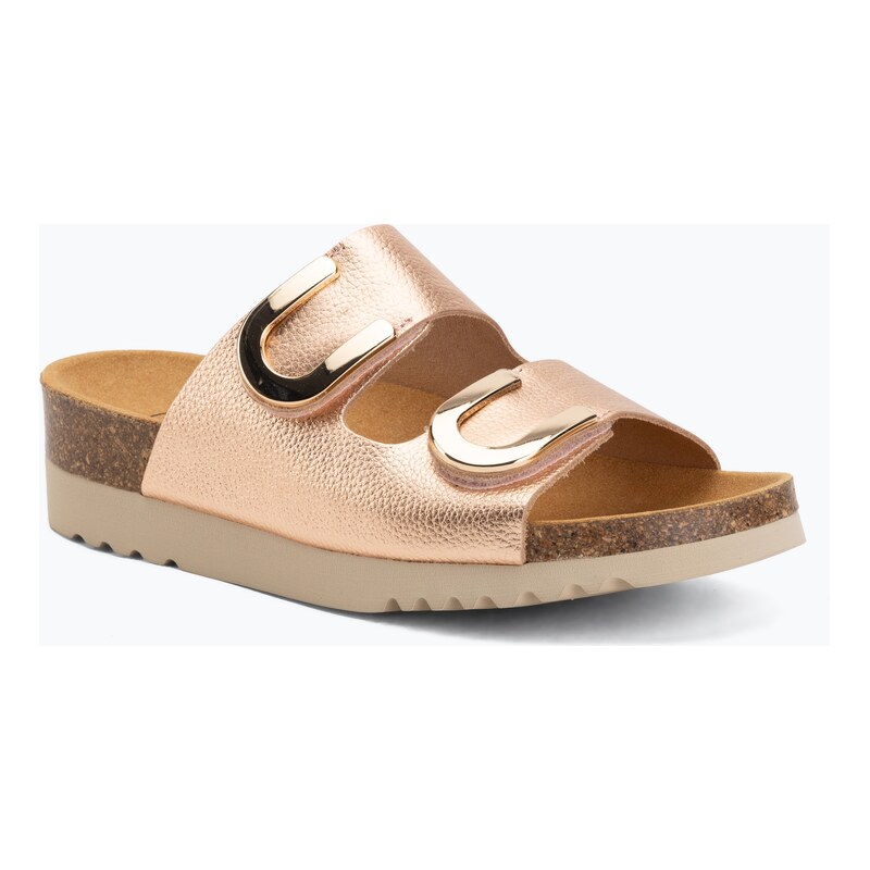 Dámské pantofle Scholl Montery 2 Straps Ad Med rose/gold