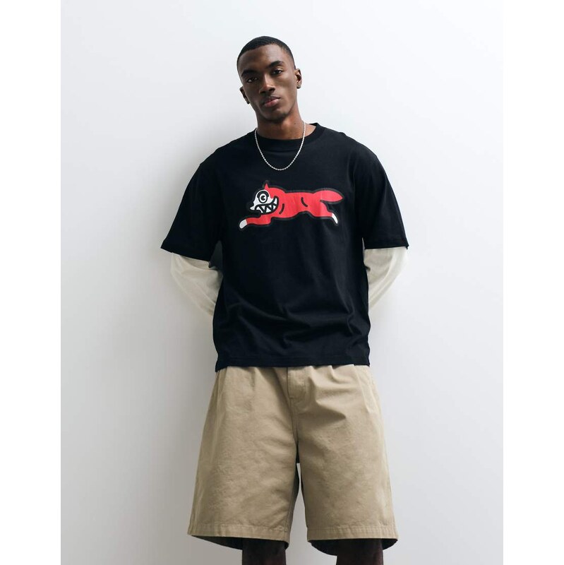 ICECREAM ICECEAM running dog layered long sleeve t-shirt in