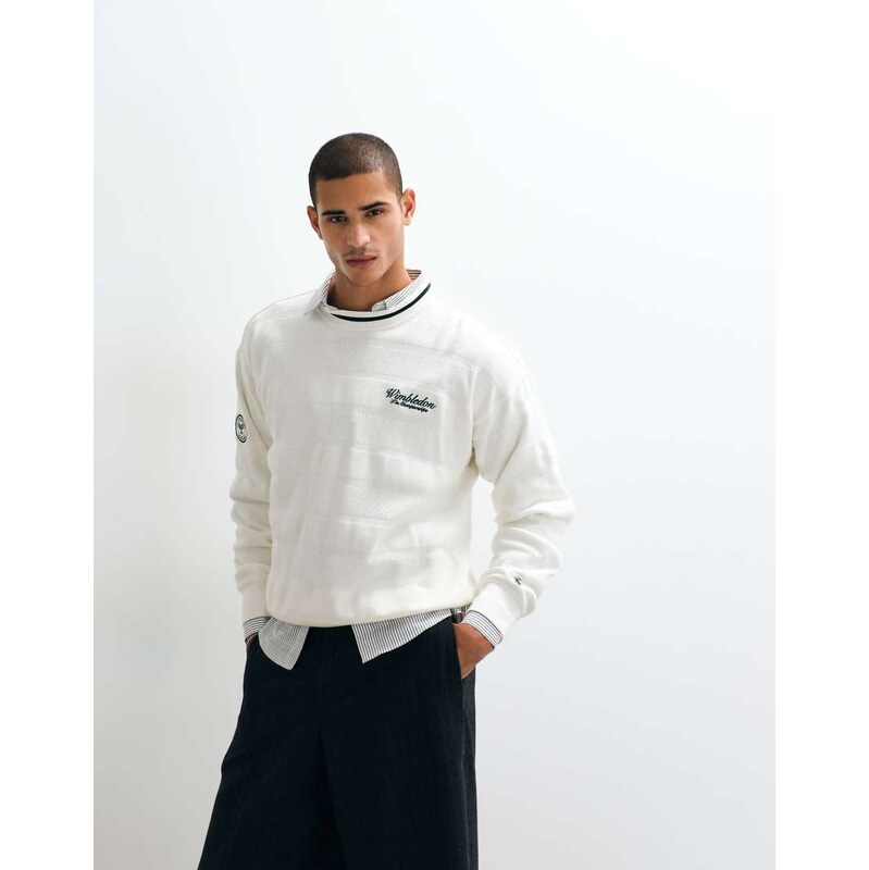 Polo Ralph Lauren Wimbledon capsule chest script rib detail