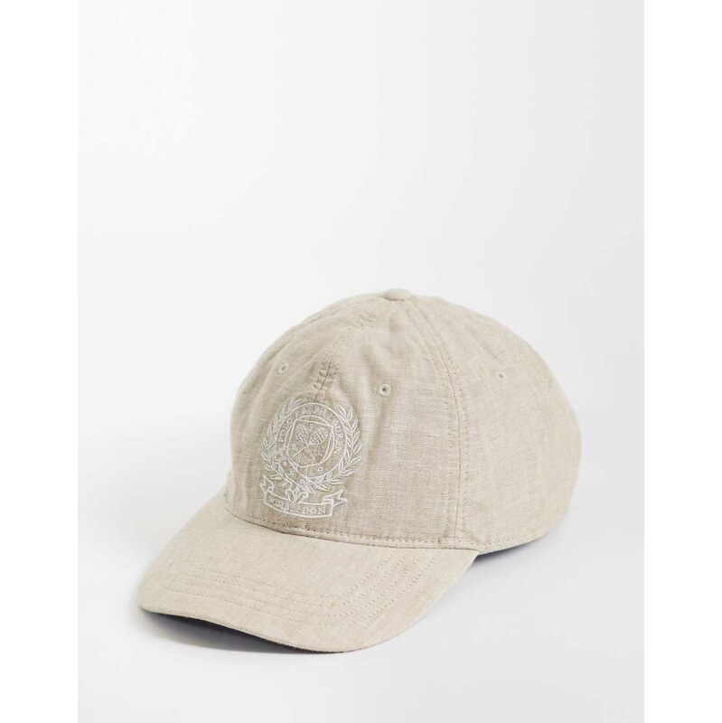 Polo Ralph Lauren Wimbledon capsule embroidered crest logo linen