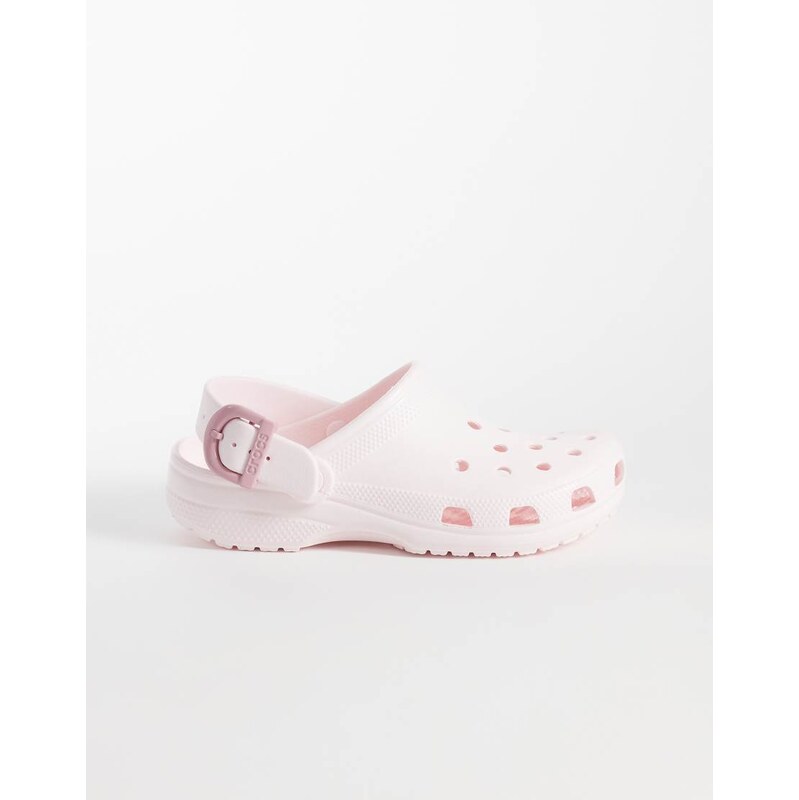Crocs Classic Buckle Clog in light pink
