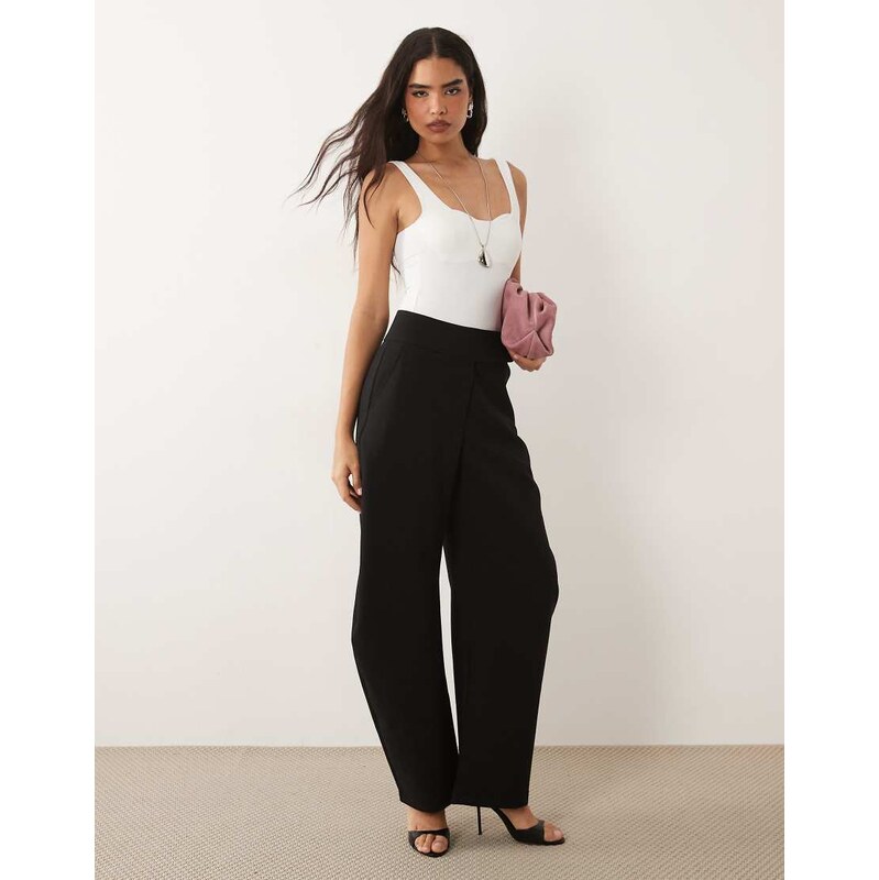 ASOS DESIGN polyamide sculpting bodysuit in white