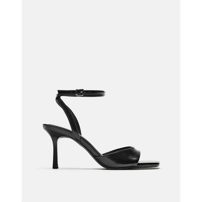 Pull&Bear Heeled sandals in black