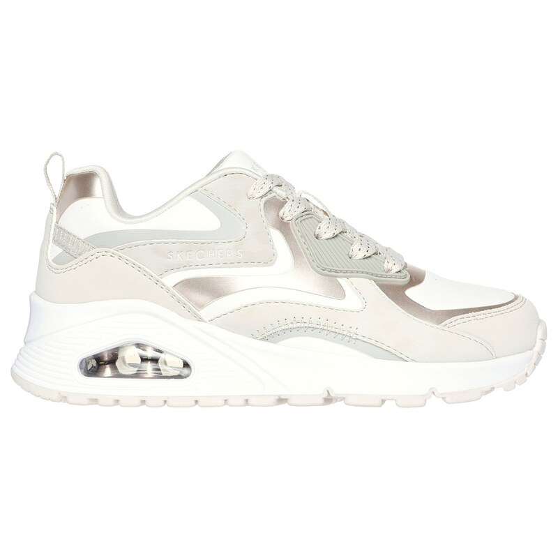 Skechers Dívky UNO Gen1 - Color Surge Shoes v Přírodní Barva,