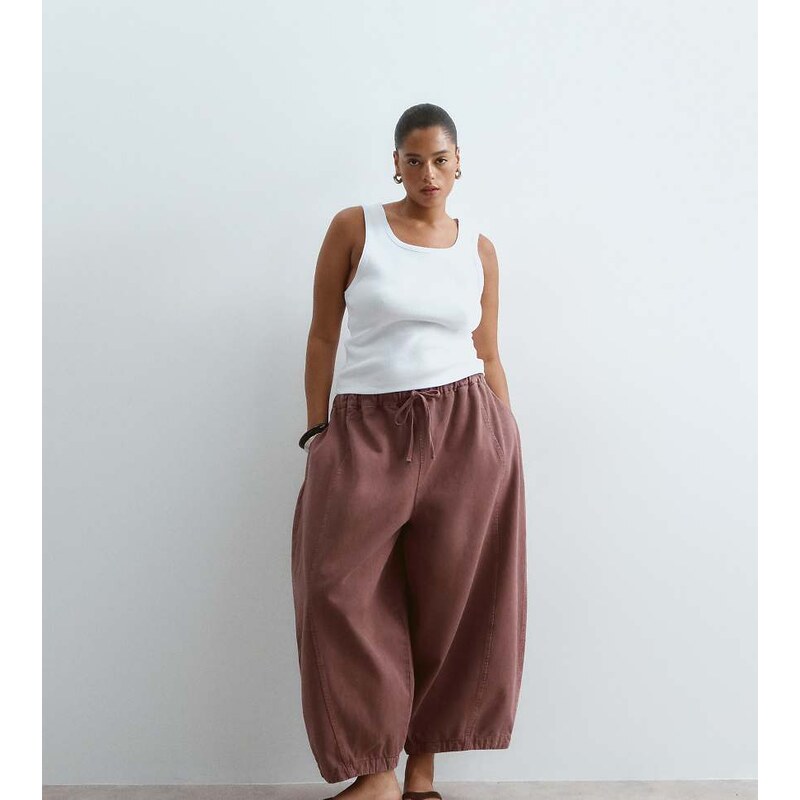ARRANGE Curve Willa elasticated waist drawstring trouser in