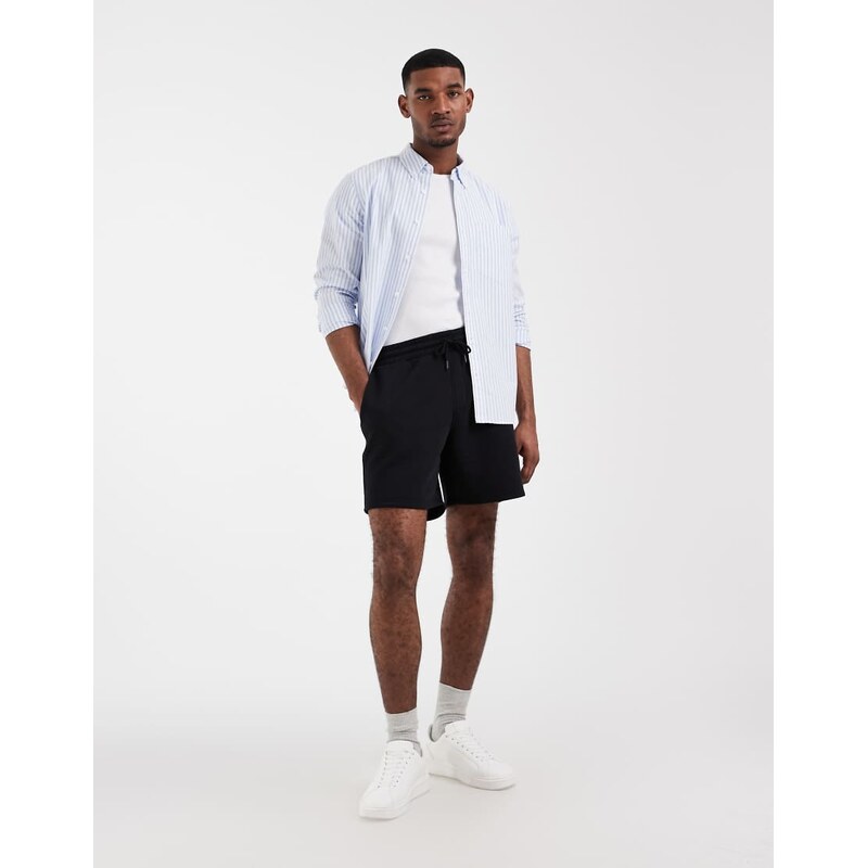 ASOS DESIGN essentials oversized mid length jersey shorts in