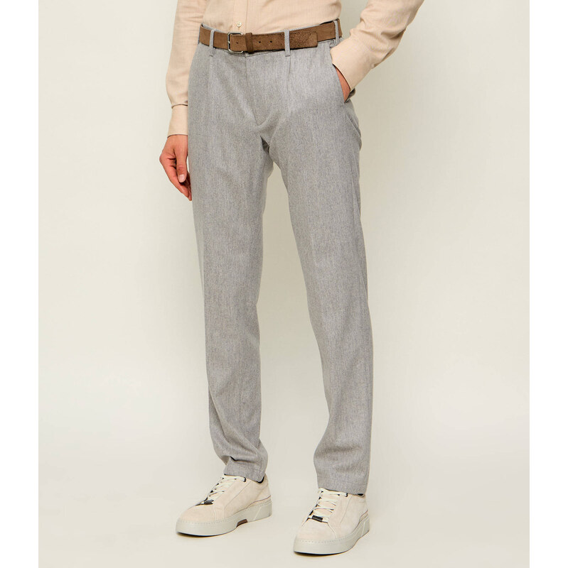 Eleventy Vlněné kalhoty chino | Straight fit | s příměsí kašmíru