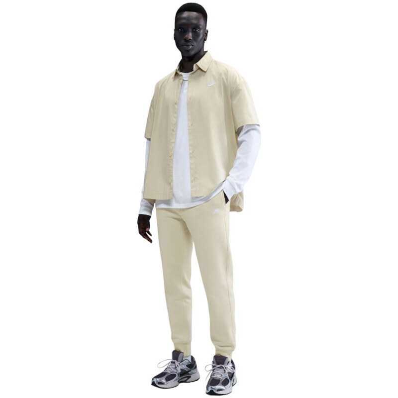 Pánské krémové kalhoty Club BB Jogger model 22198167 - NIKE