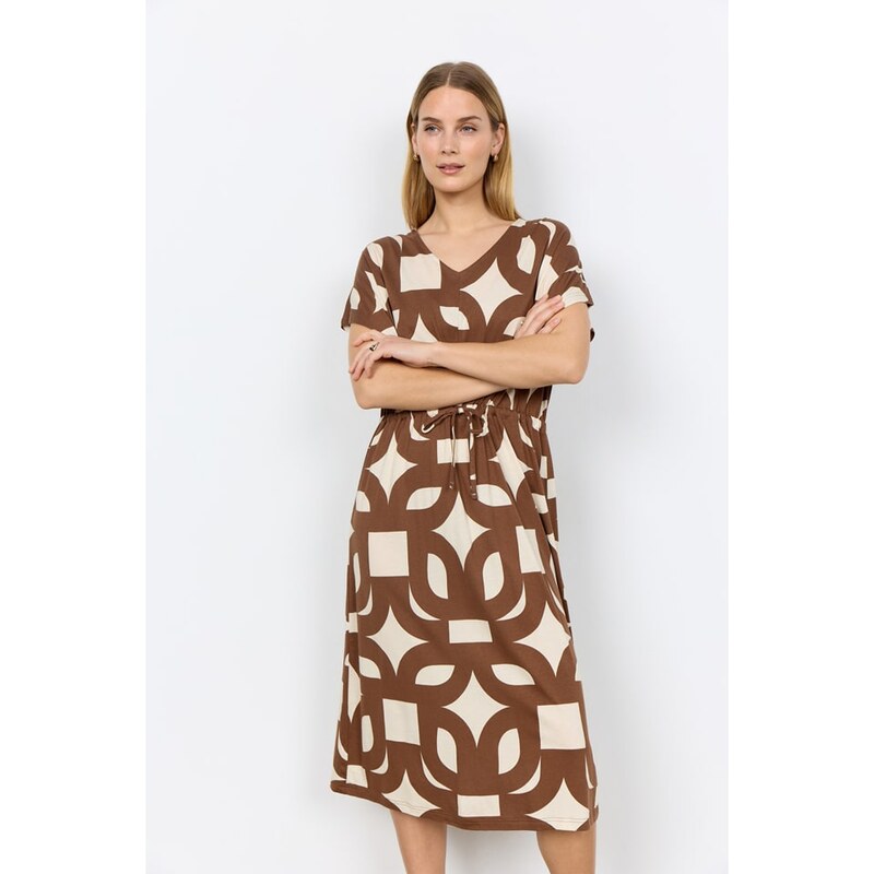 Šaty soyaconcept Creme/ Hellbraun 3892518