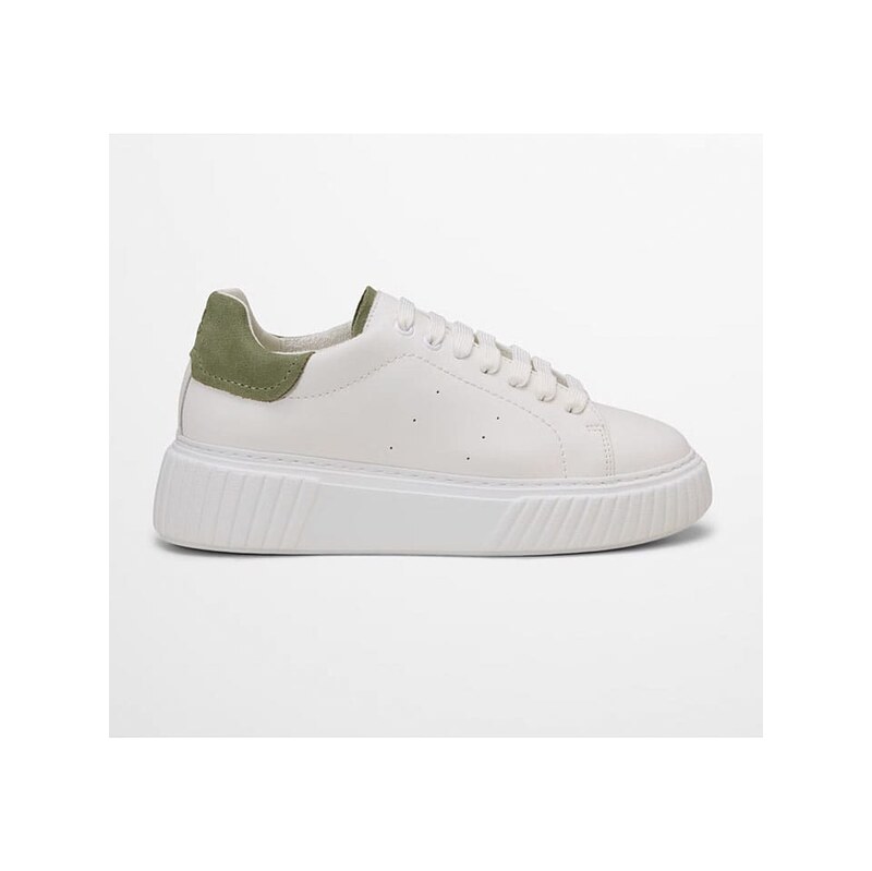 Tenisky Marc OPolo Shoes Weiß/ Khaki 4488459