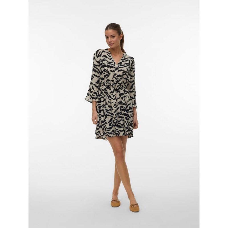 Šaty Vero Moda Beige/ Schwarz 448218