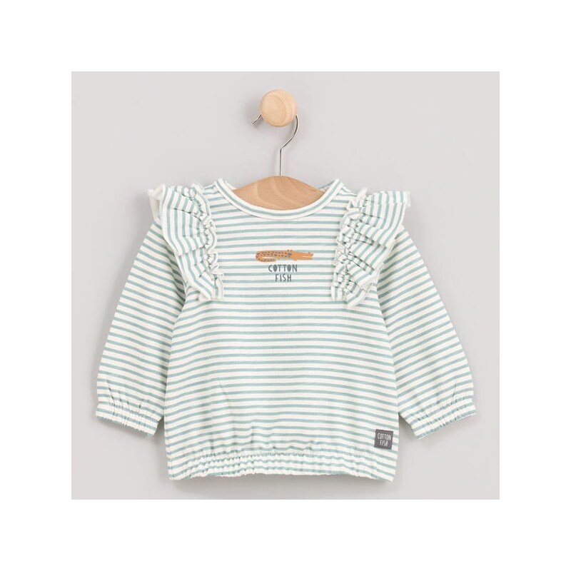 Dětská mikina Cotton Fish Creme/ Hellblau 529768
