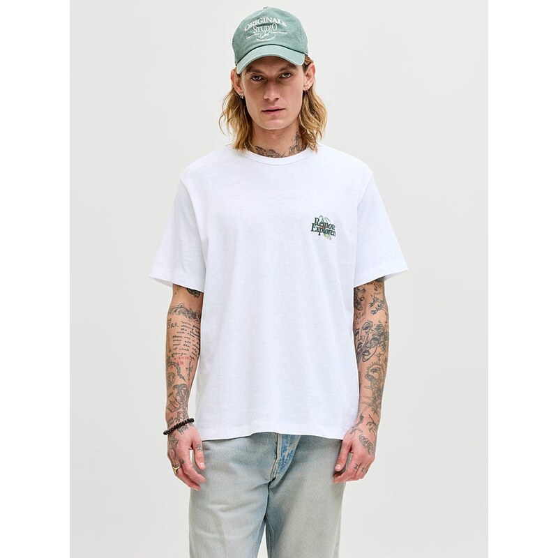 Tričko Jack & Jones Weiß 697367