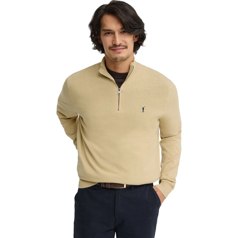 Svetr Polo Club Beige 8674418
