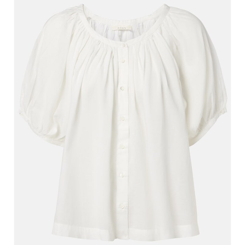 Dôen June cotton-blend top