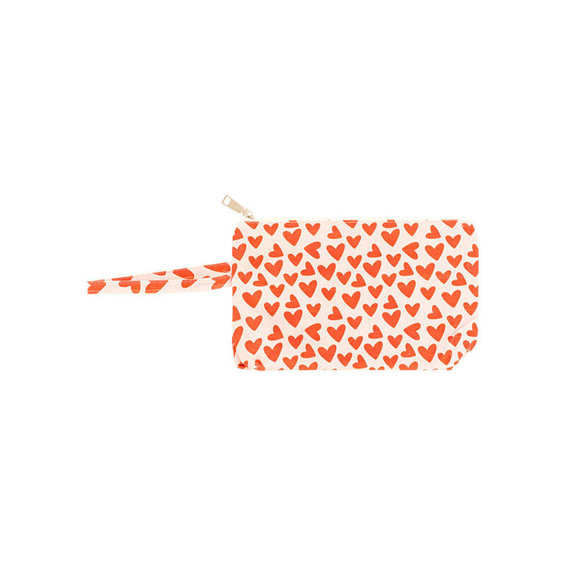 Peněženka Zwillingsherz Hellrosa/ Rot - (B)27 x (H)16 cm 2431009