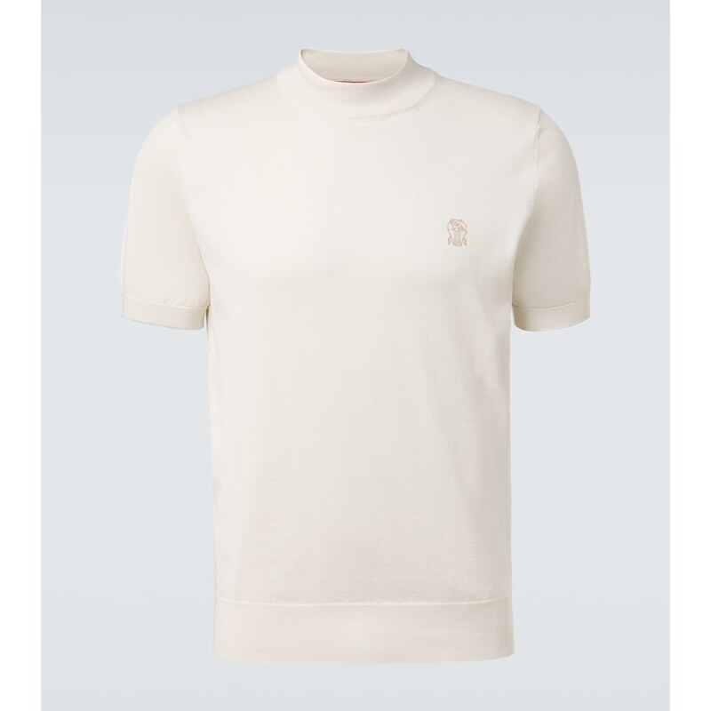 Brunello Cucinelli Logo cotton sweater