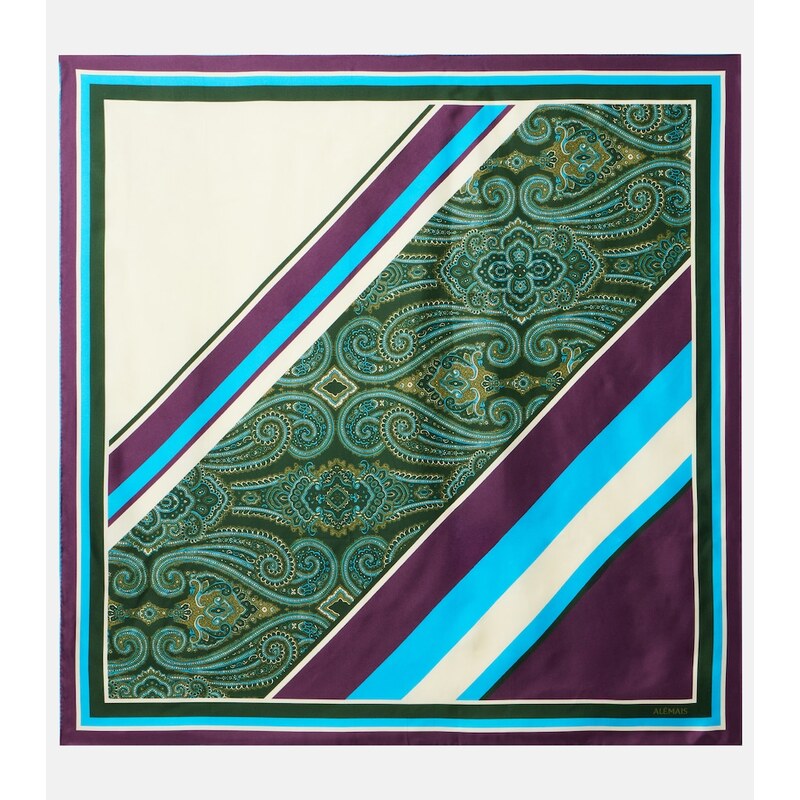 Alemais AlÃmais Joni printed silk twill scarf