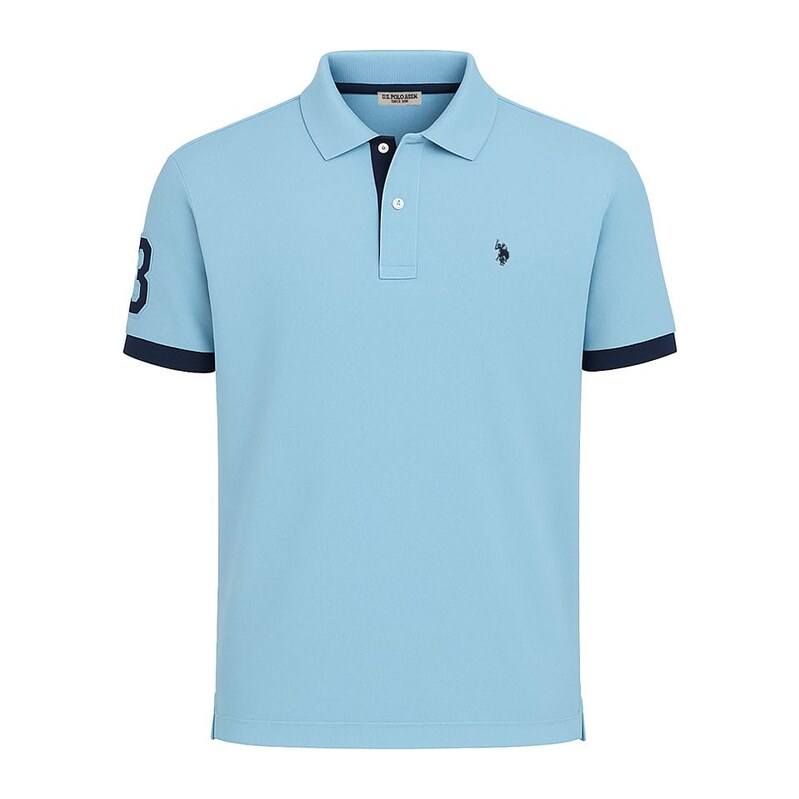 Tričko U.S. Polo Assn. Hellblau 1775365