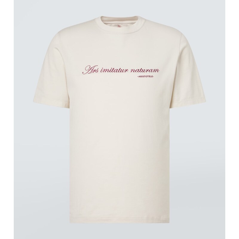 Brunello Cucinelli Printed cotton jersey T-shirt
