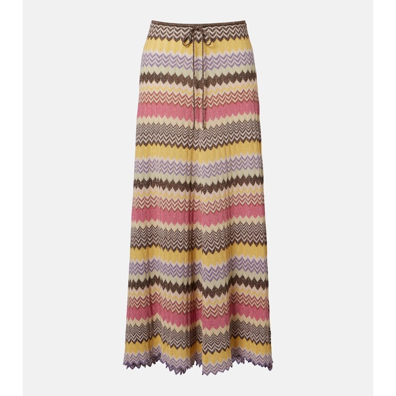 Faithfull LamÃ maxi skirt