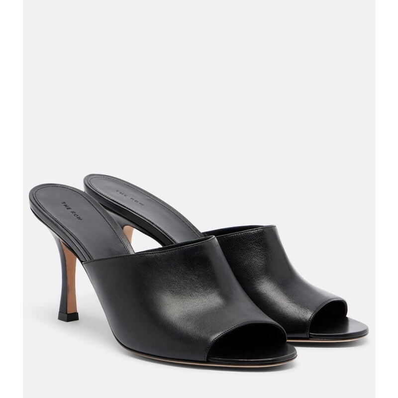 The Row Ella leather mules