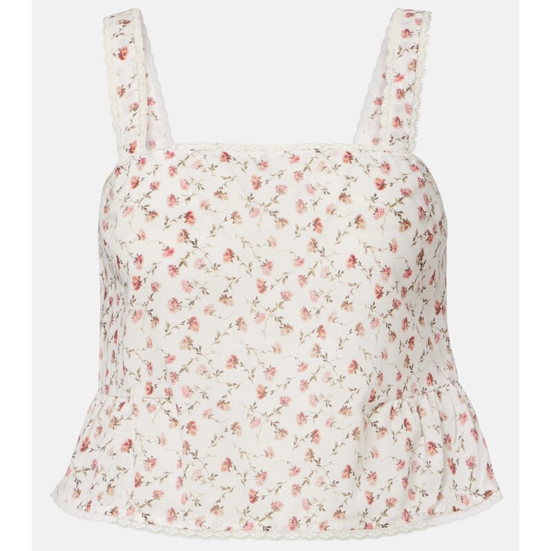 Posse Charlotte floral cotton top