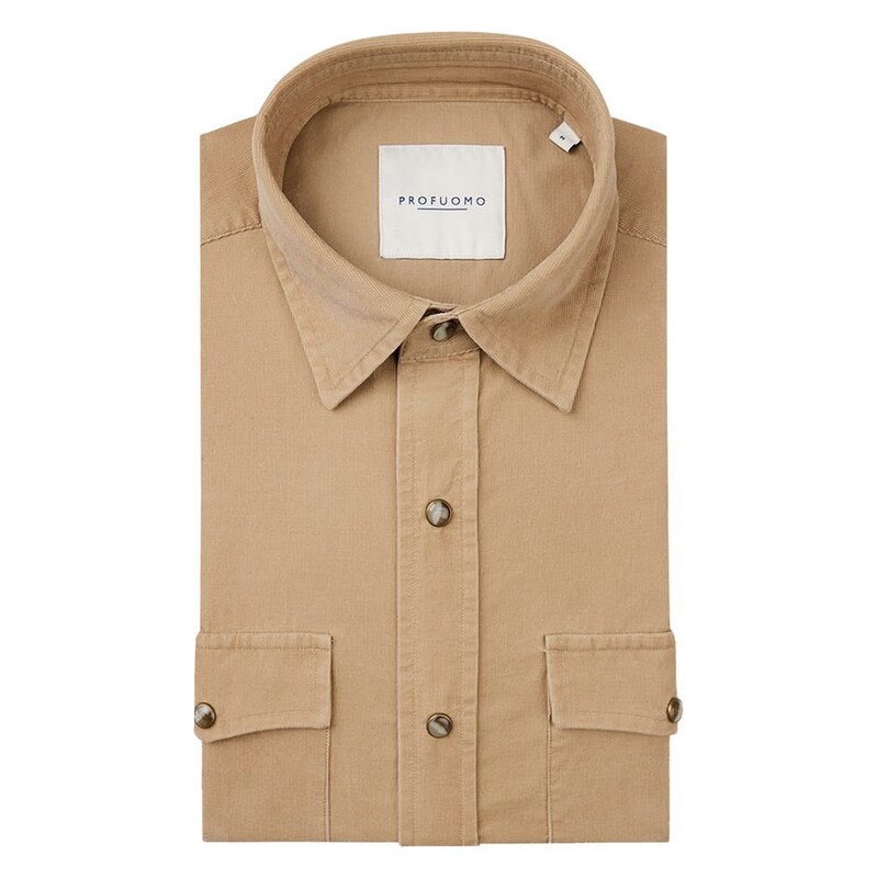 Košile PROFUOMO Beige 6948377