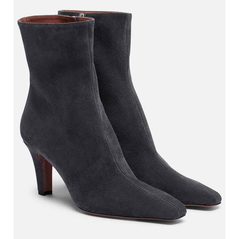 Paris Texas Belle suede ankle boots
