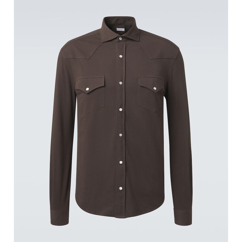 Brunello Cucinelli Cotton piquÃ shirt
