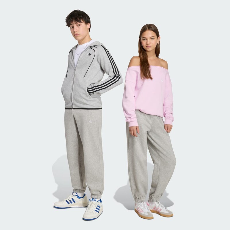 Adidas NADROZMĚRNÉ FLÍSOVÉ SPORTOVNÍ KALHOTY