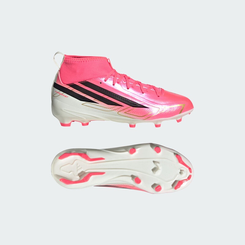 Adidas Středně vysoké dětské fotbalové kopačky F50 Hyperfast
