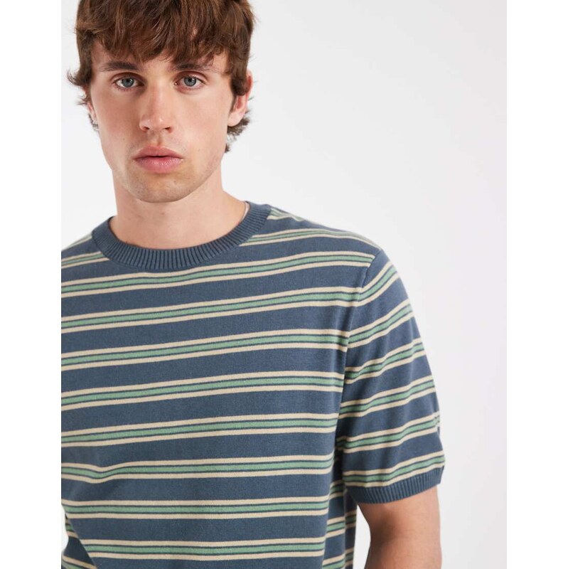 Levis striped t-shirt in green