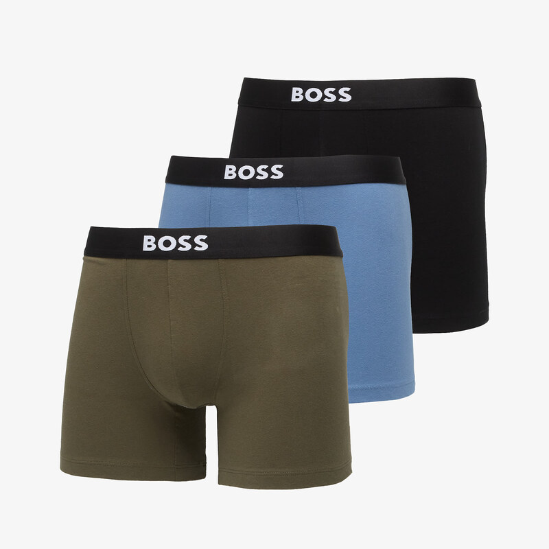 Boxerky Hugo Boss Boxer Briefs 3-Pack Boss One Black XL