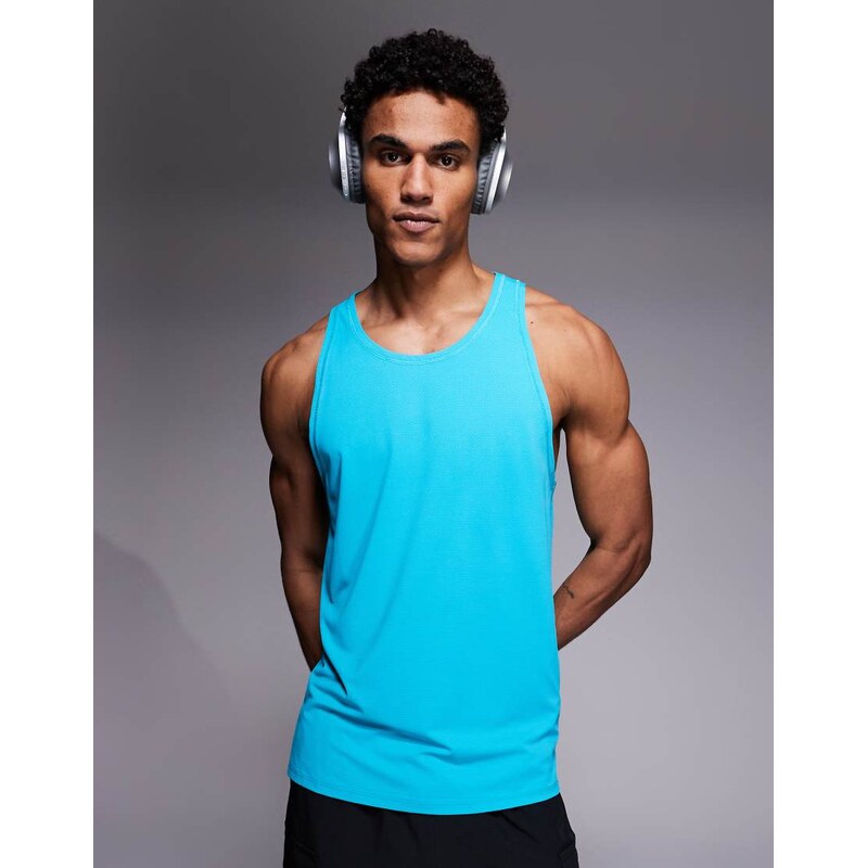 4505 Icon quick dry mesh training vest with racer back in bright
