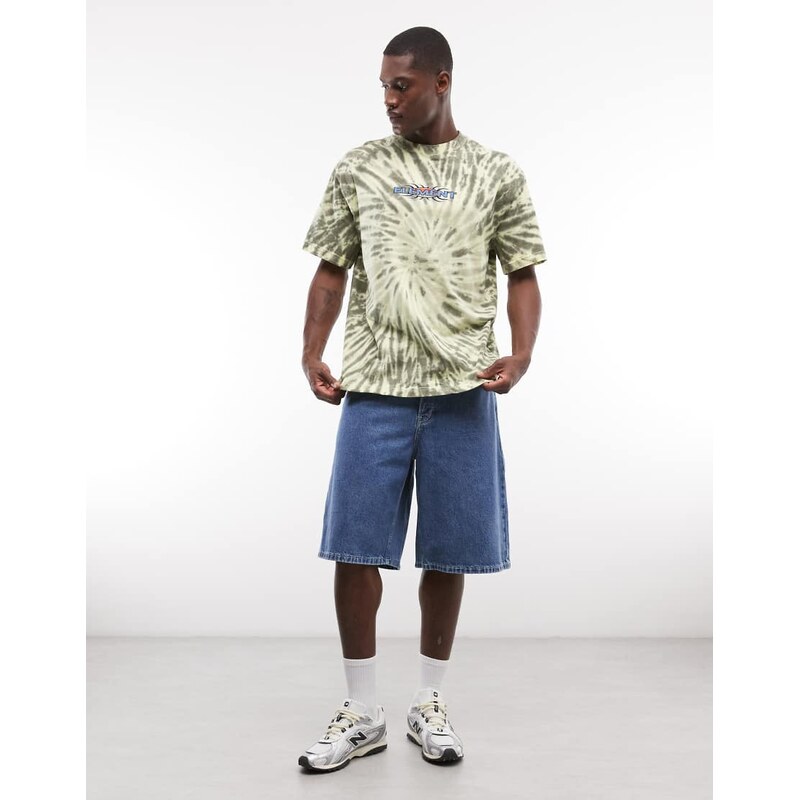Element denim jorts in mid blue-Neutral