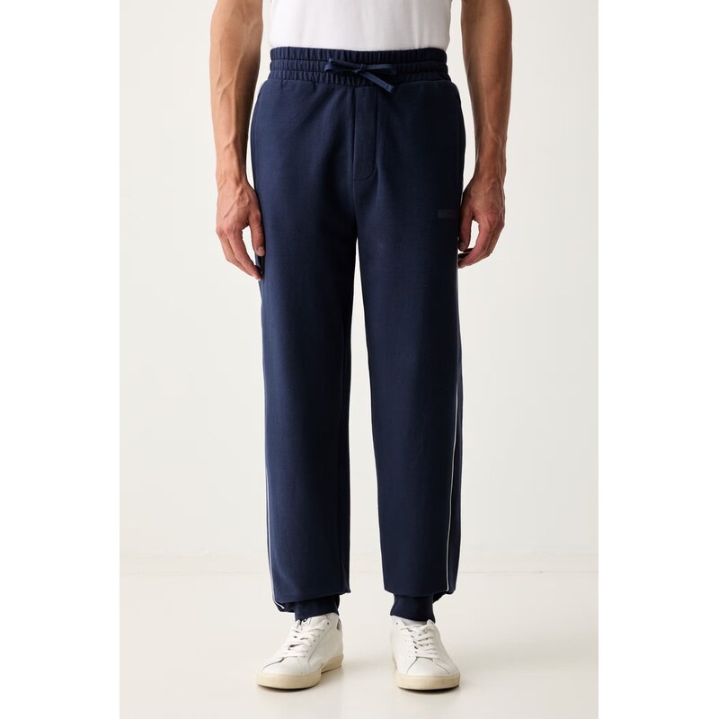 HUGO tepláky pánské bavlněné s elastanem PALO PANTS